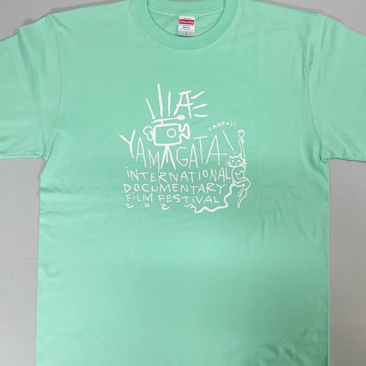 ⑥10000円　御礼のメール＋YIDFF 2023オフィシャルＴシャツ（メロン色）ＸＬサイズ１枚
