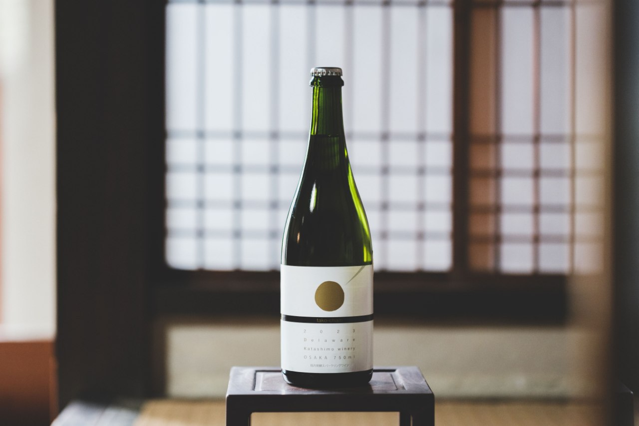 カタシモワイナリー スパークリングワイン「たこシャン」750ml 1本＋カタシモワイナリー御財印