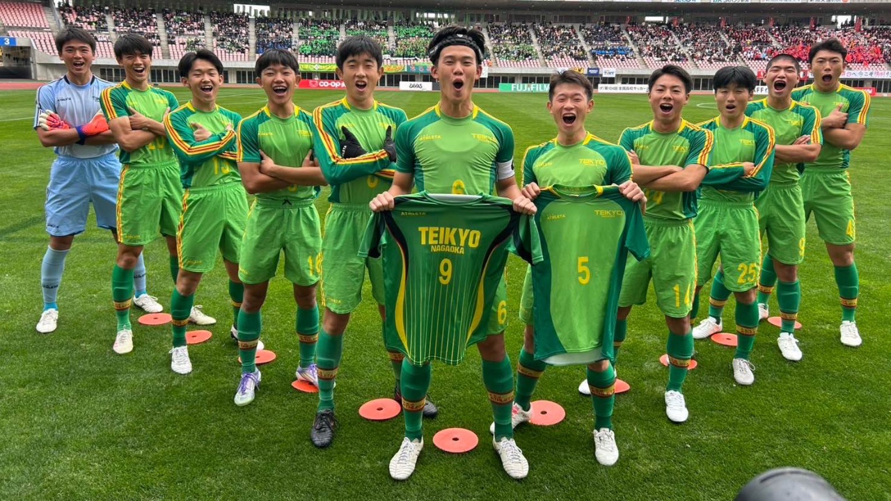 帝京長岡高校サッカー部 第104回全国高校サッカー選手権大会出場 応援