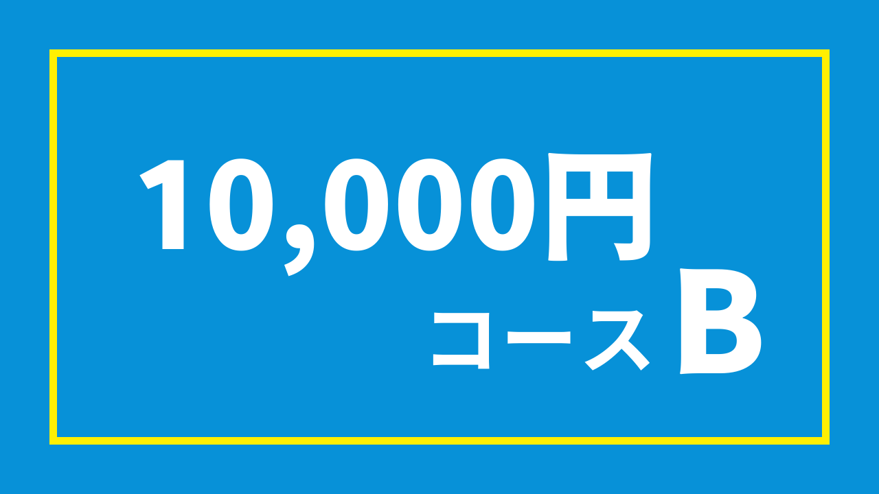 1万円コースB（10,000円）