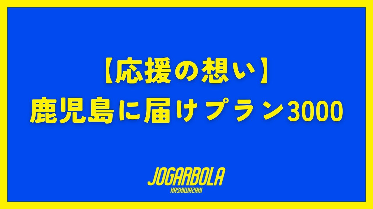 【応援の想い】鹿児島に届けプラン3000