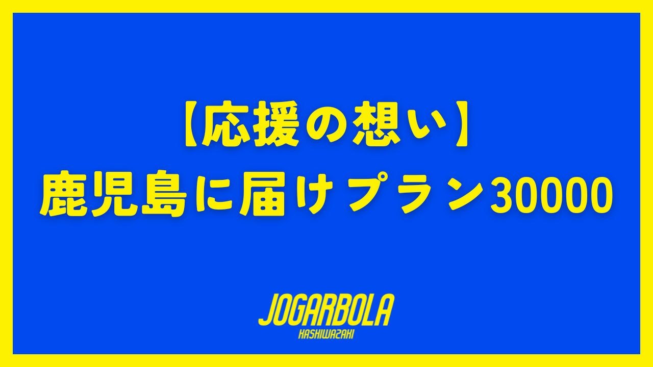 【応援の想い】鹿児島に届けプラン30000